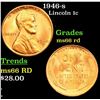 Image 1 : 1946-s Lincoln Cent 1c Grades GEM+ Unc RD
