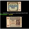 Image 1 : 1922 Weimar Germany 5,000 Mark Note P# 81B Grades Choice AU/BU Slider