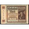 Image 3 : 1922 Weimar Germany 5,000 Mark Note P# 81B Grades Choice AU/BU Slider