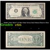Image 1 : 1963B **Star Note** $1 'Barr Note' Green Seal Federal Reserve Note Grades vf+