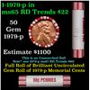 Image 1 : Shotgun Lincoln 1c roll, 1979-p 50 pcs Brandt 50c Wrapper.