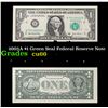 Image 1 : 2003A $1 Green Seal Federal Reserve Note Grades Gem+ CU