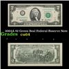 Image 1 : 2003A $2 Green Seal Federal Reserve Note Grades Choice CU