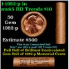 Image 1 : Shotgun Lincoln 1c roll, 1982-p 50 pcs Brandt Wrapper.