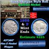 Image 1 : Buffalo Nickel Shotgun Roll in Old Bank Style 'Automat Horn & Hardart, Abbott Coin Counter' Wrapper 
