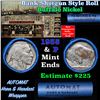 Image 1 : Buffalo Nickel Shotgun Roll in Old Bank Style 'Automat Horn & Hardart, Abbott Coin Counter' Wrapper 