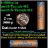 Image 1 : Shotgun Jefferson 5c roll, 1996-p 40 pcs Bank Wrapper