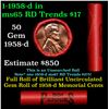Image 1 : Shotgun Lincoln 1c roll, 1958-d 50 pcs Steel Strong Wrapper.