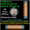 Image 1 : Shotgun Jefferson 5c roll,2006-p 40 pcs Bank Wrapper