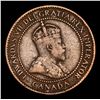Image 2 : Set of 2x 1884 and 1902 Canada 1c Coins, VF KM# 7, KM# 8 Grades vf++