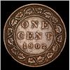 Image 3 : Set of 2x 1884 and 1902 Canada 1c Coins, VF KM# 7, KM# 8 Grades vf++