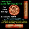 Image 1 : Shotgun Lincoln 1c roll, 1982-p 50 pcs Brandt Wrapper.