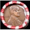 Image 2 : Mixed small cents 1c orig shotgun roll, 1914-p Lincoln Cent, Wheat Cent other end, Bank Wrapper