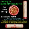 Image 1 : Shotgun Lincoln 1c roll, 1974-p 50 pcs Bank Wrapper.