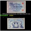Image 1 : 1908 Imperial Gremany 100 Mark Note P# 33A Grades vf+