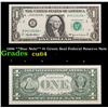 Image 1 : 1999 **Star Note** $1 Green Seal Federal Reserve Note Grades Choice CU