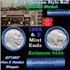 Image 1 : Buffalo Nickel Shotgun Roll in Old Bank Style 'Automat Horn & Hardart, Abbott Coin Counter' Wrapper 