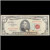 Image 2 : 1963 $5 Red seal United States Note Grades vf++