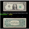 Image 1 : 1963B $1 'Barr Note' Green Seal Federal Reserve Note Grades vf+