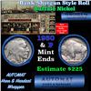 Image 1 : Buffalo Nickel Shotgun Roll in Old Bank Style 'Automat Horn & Hardart, Abbott Coin Counter' Wrapper 