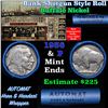 Image 1 : Buffalo Nickel Shotgun Roll in Old Bank Style 'Automat Horn & Hardart, Abbott Coin Counter' Wrapper 