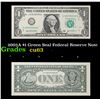 Image 1 : 2003A $1 Green Seal Federal Reserve Note Grades Select CU