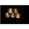 Image 1 : Proof Lot of 5x 2000-2004 Sacagawea Dollar Coins, Proof Grades GEM++ Proof Deep Cameo
