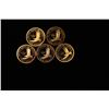 Image 2 : Proof Lot of 5x 2000-2004 Sacagawea Dollar Coins, Proof Grades GEM++ Proof Deep Cameo