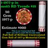 Image 1 : Shotgun Lincoln 1c roll, 1977-p 50 pcs Bank Wrapper.