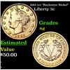 Image 1 : 1883 n/c "Racketeer Nickel" Liberty Nickel 5c Grades