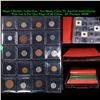 Image 1 : Huge Liifetime Collection - Too Many Coins To Auction Individually - This Lot is For One Page of 20 