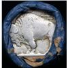 Image 3 : Buffalo Nickel Shotgun Roll in Old Bank Style $2 Nickels' Wrapper 1920 & S Mint Ends