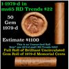 Image 1 : Shotgun Lincoln 1c roll, 1979-d 50 pcs Brandt Wrapper.