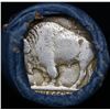 Image 3 : Buffalo Nickel Shotgun Roll in Old Bank Style $2 Nickels' Wrapper 1927 & D Mint Ends
