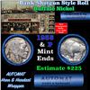 Image 1 : Buffalo Nickel Shotgun Roll in Old Bank Style 'Automat Horn & Hardart, Abbott Coin Counter' Wrapper 