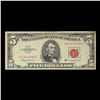 Image 2 : 1963 $5 Red seal United States Note Grades vf details