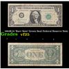 Image 1 : 1963B $1 'Barr Note' Green Seal Federal Reserve Note Grades vf+
