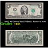 Image 1 : 2003 $2 Green Seal Federal Reserve Note Grades vf++