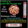 Image 1 : Shotgun Lincoln 1c roll, 1979-p 50 pcs Brandt 50c Wrapper.