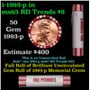 Image 1 : Shotgun Lincoln 1c roll, 1983-p 50 pcs Brandt 50c Wrapper.