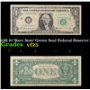 Image 1 : 1963B $1 'Barr Note' Green Seal Federal Reserve Note Grades vf+