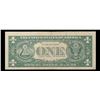Image 3 : 1963B $1 'Barr Note' Green Seal Federal Reserve Note Grades vf+