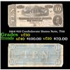 Image 1 : 1864 $10 Confederate States Note, T68 Grades vf++