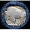 Image 3 : Buffalo Nickel Shotgun Roll in Old Bank Style $2 Nickels' Wrapper 1925 & D Mint Ends