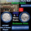 Image 1 : Buffalo Nickel Shotgun Roll in Old Bank Style 'Automat Horn & Hardart, Abbott Coin Counter' Wrapper 
