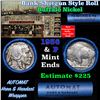 Image 1 : Buffalo Nickel Shotgun Roll in Old Bank Style 'Automat Horn & Hardart, Abbott Coin Counter' Wrapper 