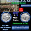 Image 1 : Buffalo Nickel Shotgun Roll in Old Bank Style 'Automat Horn & Hardart, Abbott Coin Counter' Wrapper 