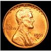 Image 2 : 1955-d Lincoln Cent 1c Grades GEM+ Unc RD
