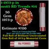 Image 1 : Shotgun Lincoln 1c roll, 1973-p 50 pcs Steel-Strong Wrapper.