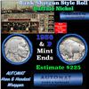 Image 1 : Buffalo Nickel Shotgun Roll in Old Bank Style 'Automat Horn & Hardart, Abbott Coin Counter' Wrapper 